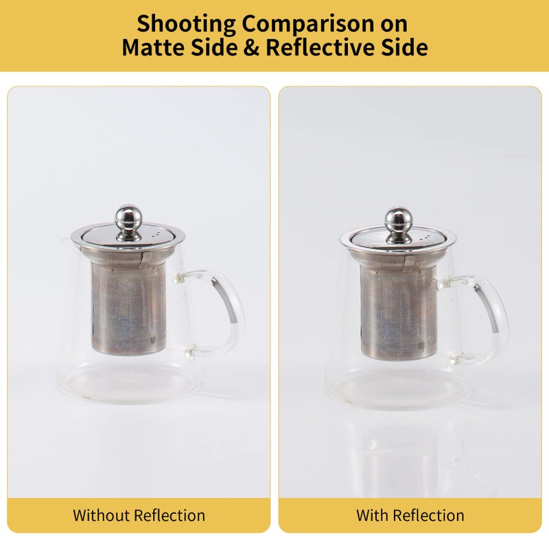 Meking 47.25X78.74 Inch PVC Backdrop Matte&Smooth PVC Background White Background Backdrop Paper for Product Video Photography Photo Studio - Image 5